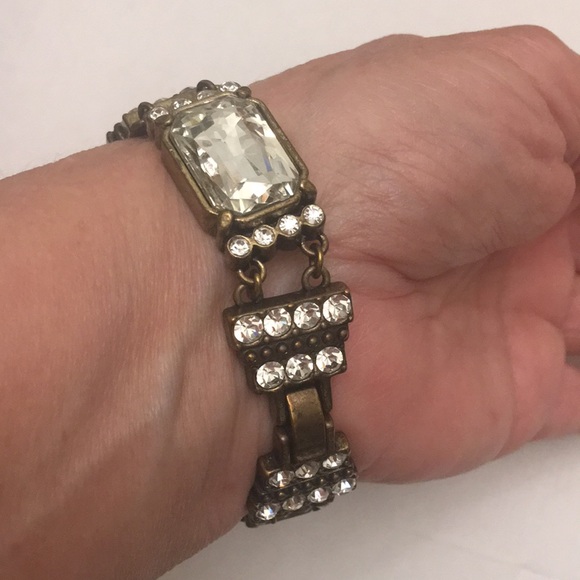 “LIA SOFIA” RHINESTONE BRACELET - Picture 6 of 7